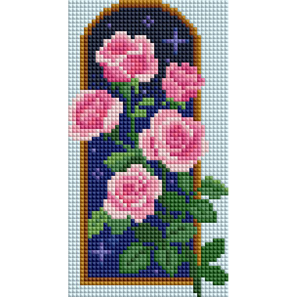 Photo Mosaic Print - Minigem™ Starlit Rose 4' X 7'