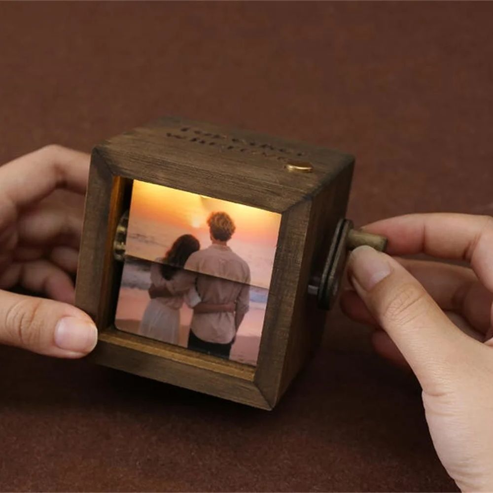 Custom Photo Book - Custom Flipbook Photo Frame Personalized Wooden
