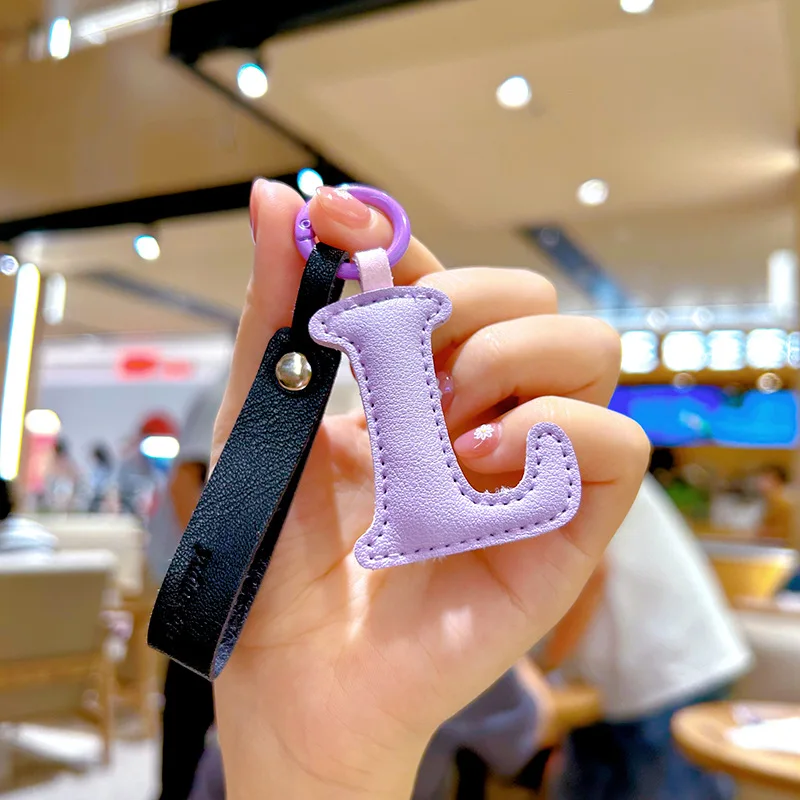 A to Z PU Leather Initial Lett – обзор и цена Monogram Keychain Leather