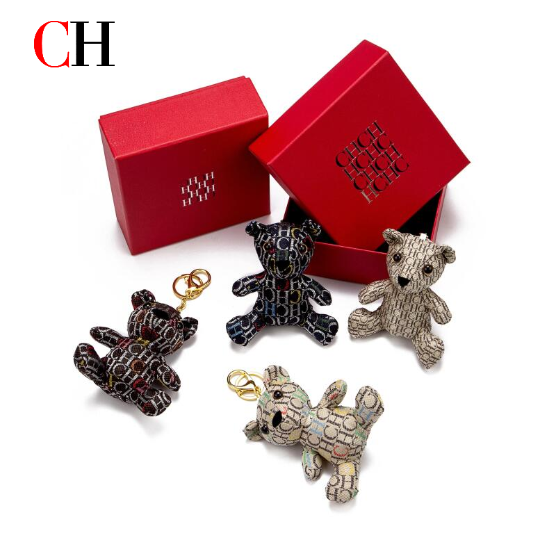 CH Bear Plush Keychain Monogra – обзор и цена Monogram Keychain Leather