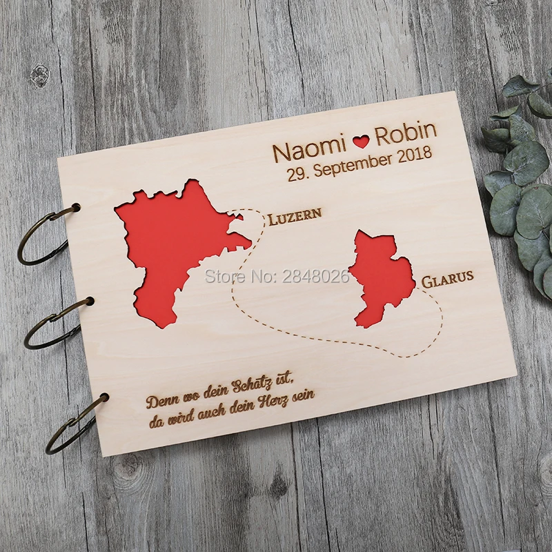 Rustic personalized wedding gu – обзор и цена Custom Photo Book