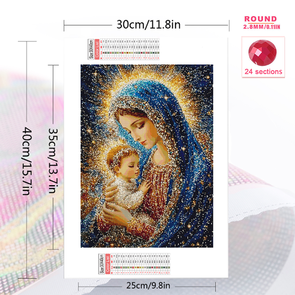1PC frameless  Diamond Embroid – обзор и цена Photo Mosaic Print