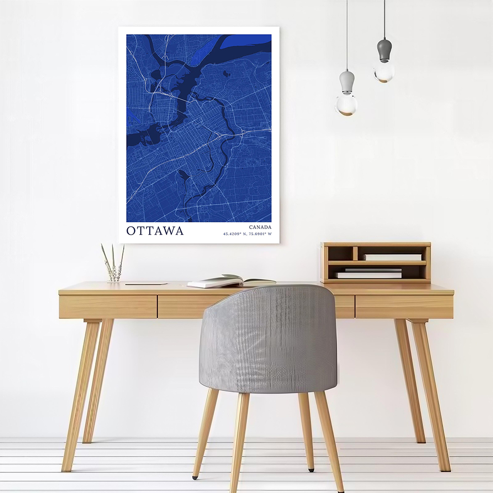 Ottawa City Map Printed Canvas – обзор и цена Custom Map Poster