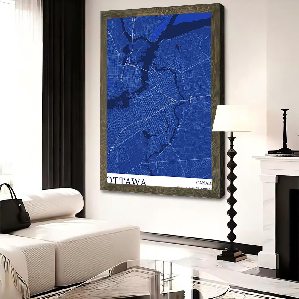 Ottawa City Map Printed Canvas – обзор и цена Custom Map Poster