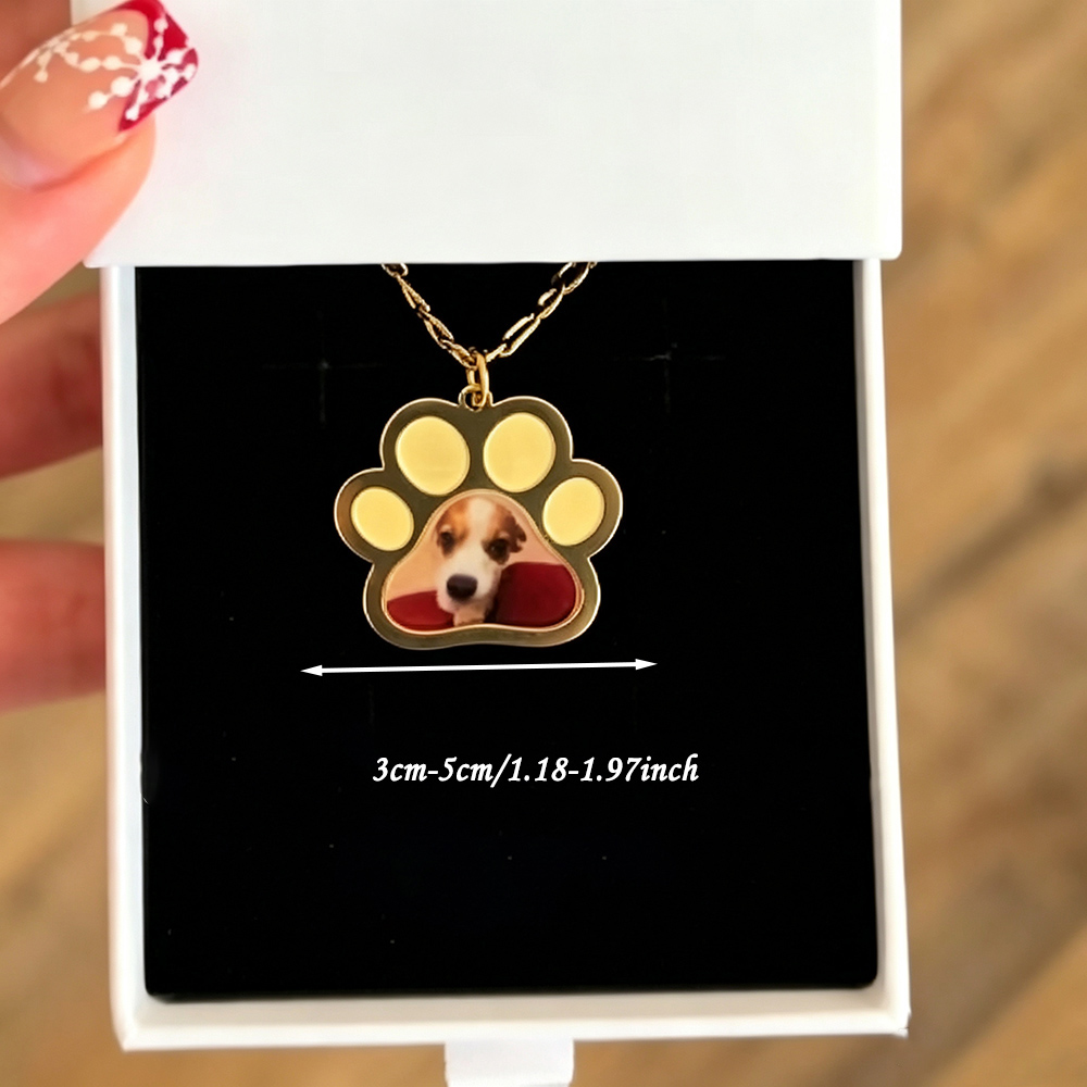 Personalized Pet Paw Colors Pr – обзор и цена Name Necklace Custom