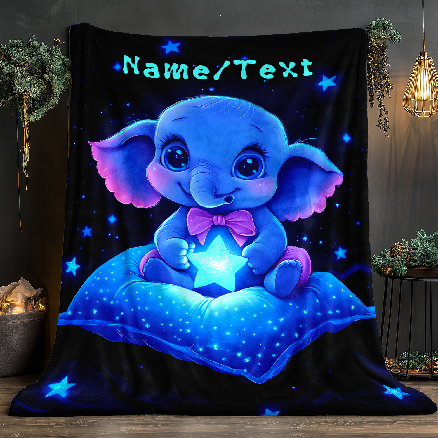 Personalized Cute Blue Elephan – обзор и цена Custom Night Sky