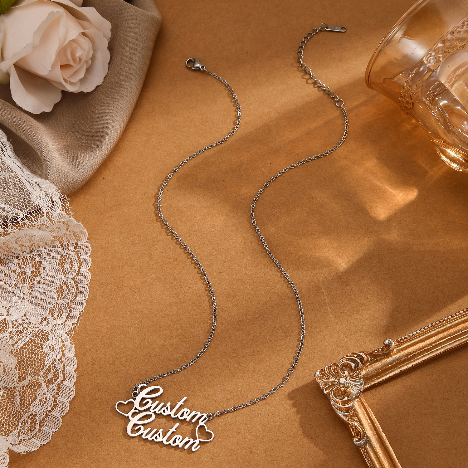 1pc Stainless Steel Customized – обзор и цена Name Necklace Custom