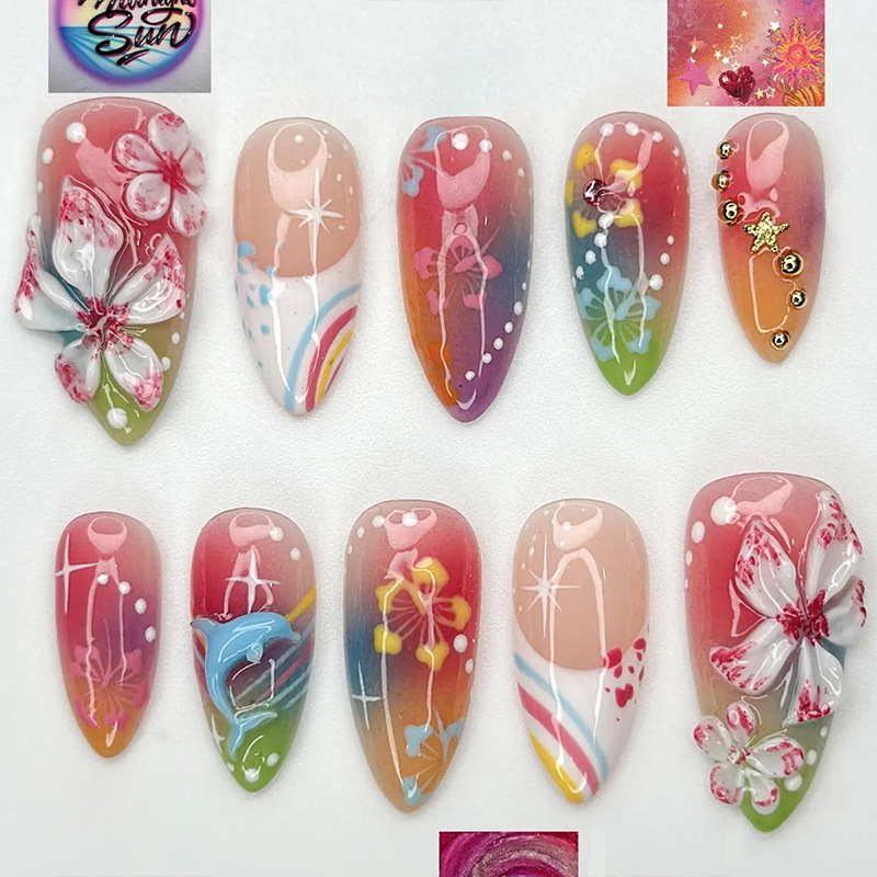 24pcs Glossy Shell Pearl Desig – обзор и цена Pressed Flower Art