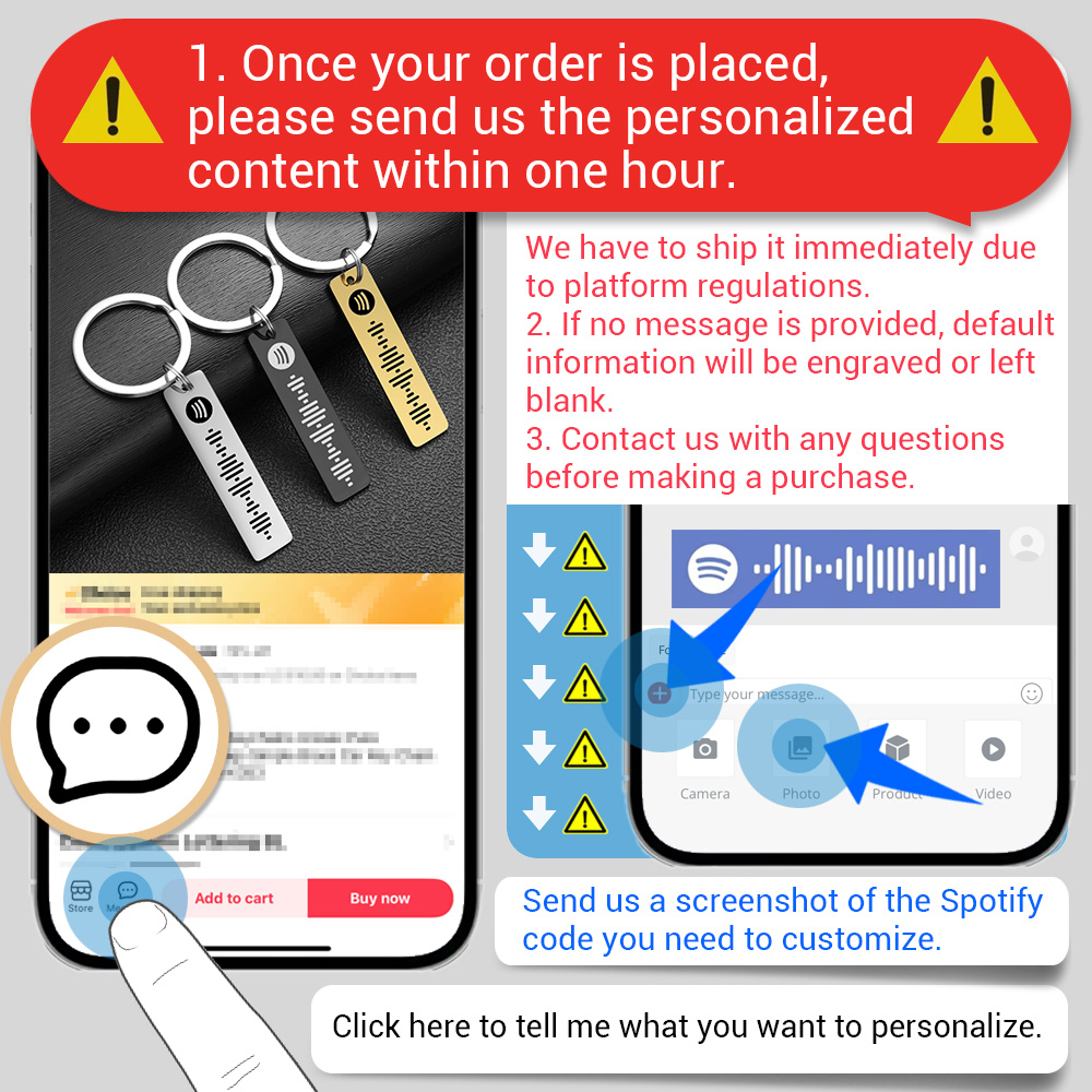 Personalized Spotify Code Keyc – обзор и цена Initial Ring Custom