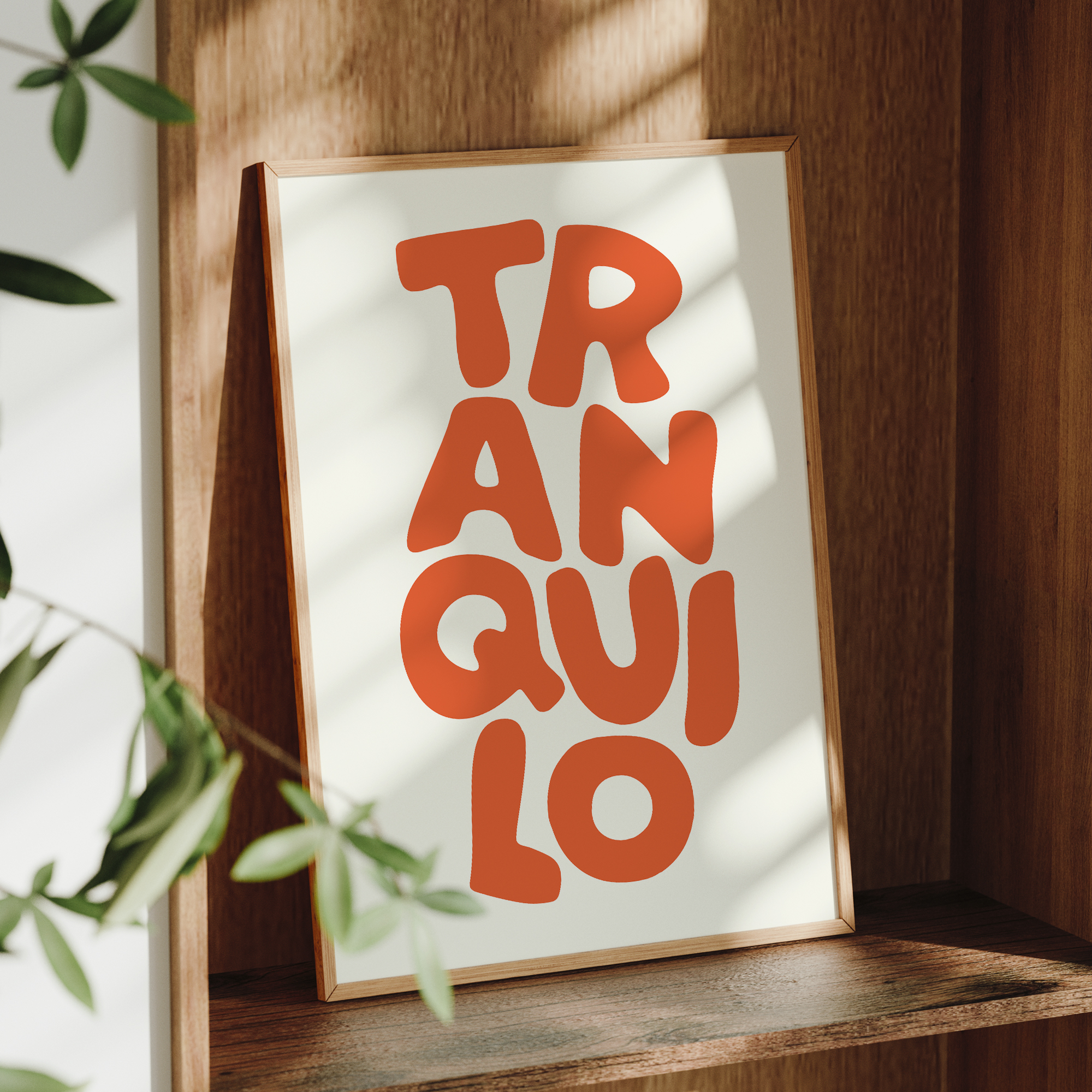Boho Tranquilo Orange Cream Re – обзор и цена Custom Map Poster