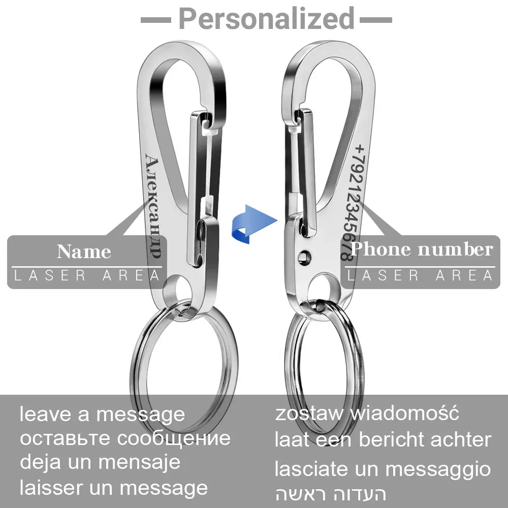 304 Stainless Steel Keyring Pe – обзор и цена Initial Ring Custom