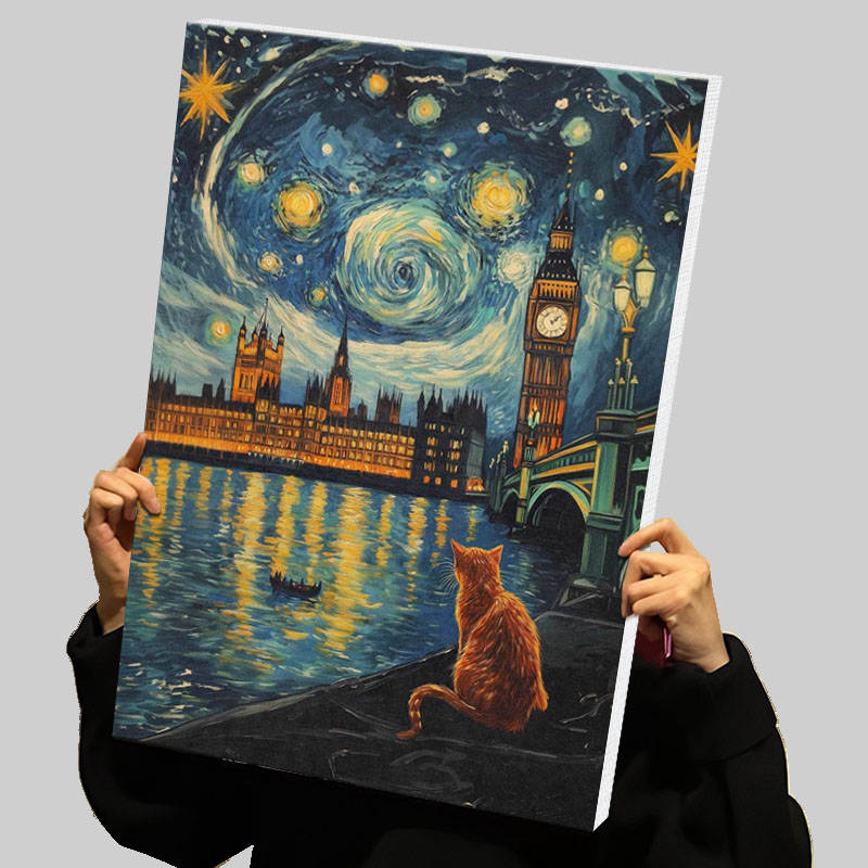 London Night Sky Prints Poster – обзор и цена Custom Night Sky
