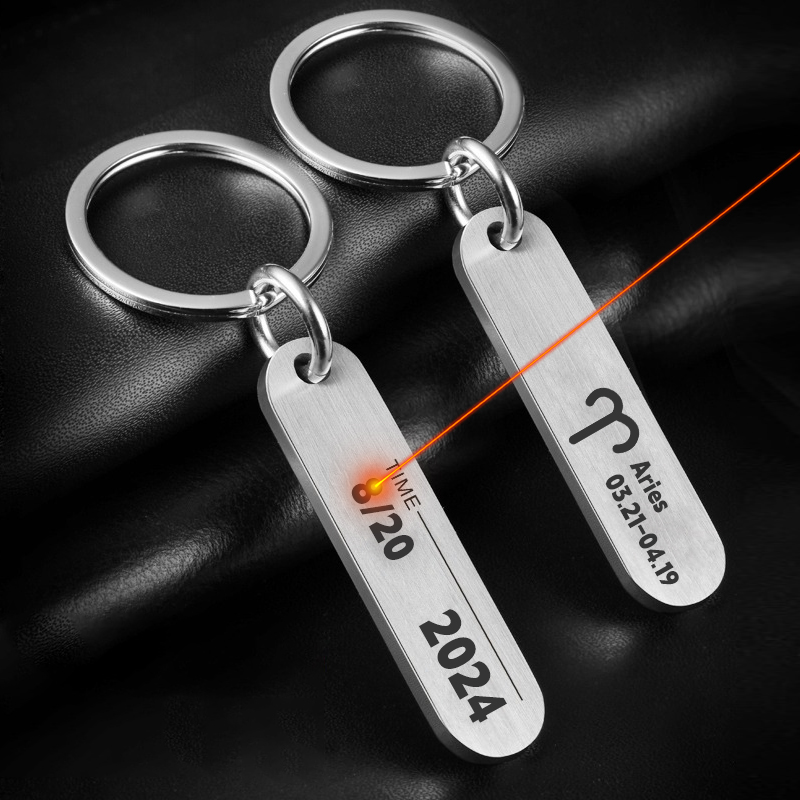 Customized Key Chains with Las – обзор и цена Initial Ring Custom