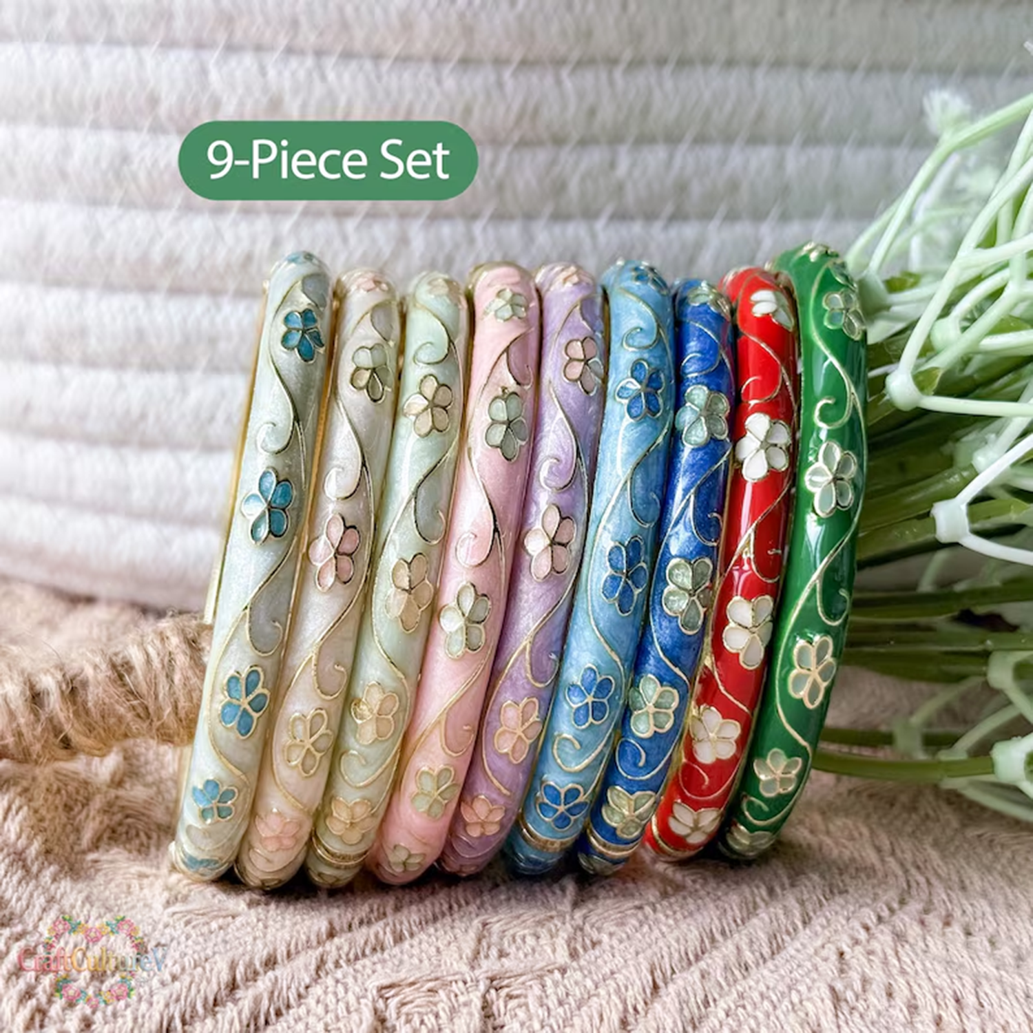 3/5PCS Enamel Cloisonné Bangle – обзор и цена Coordinates Bracelet