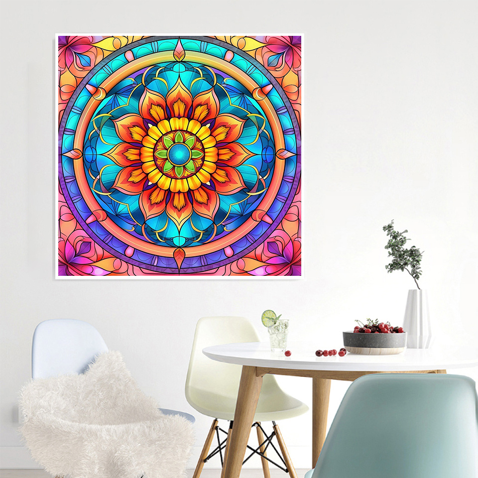 Diamond Painting Mandala Flowe – обзор и цена Photo Mosaic Print
