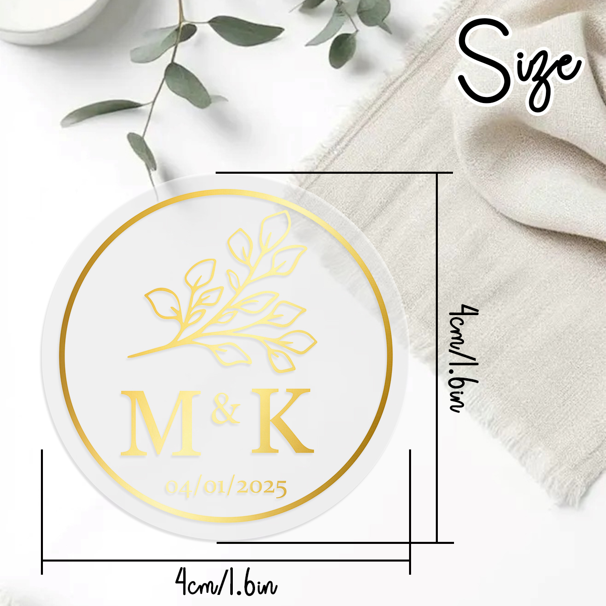 30/60/120/240pcs Custom Text R – обзор и цена Personalised Candle Label