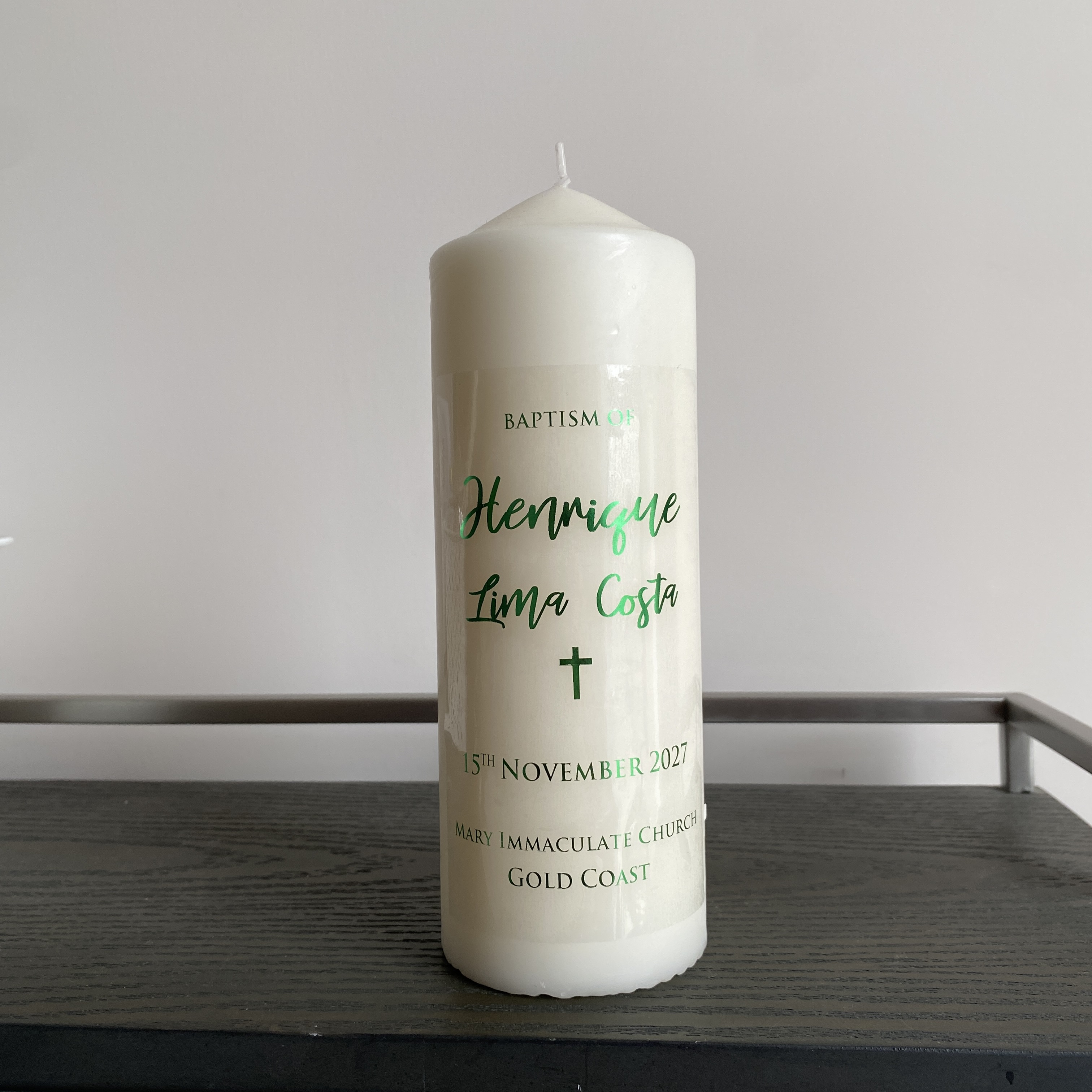 1 Personalized Wedding Candle  – обзор и цена Personalised Candle Label