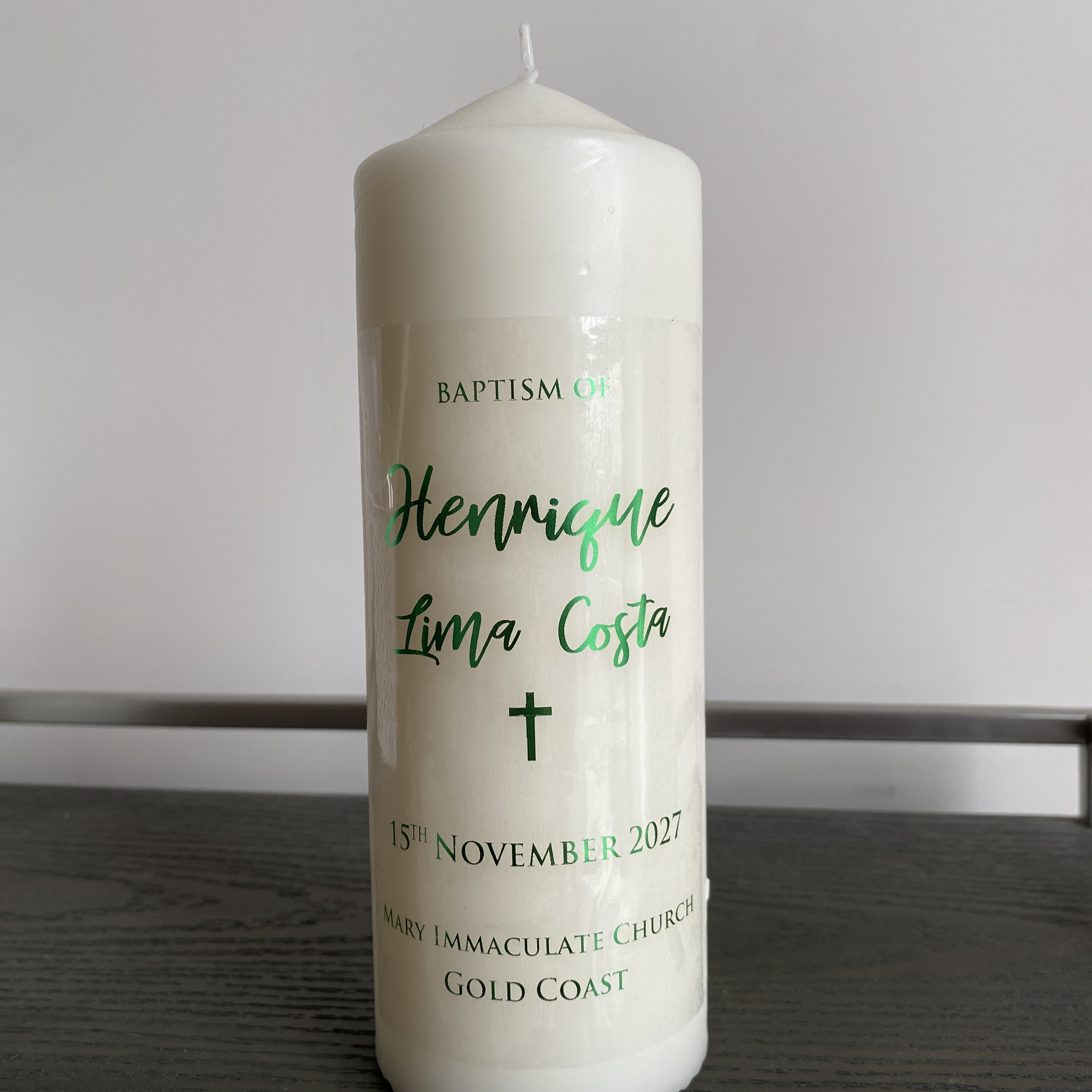 1 Personalized Wedding Candle  – обзор и цена Personalised Candle Label
