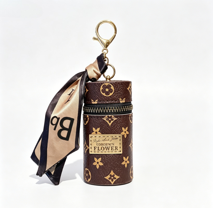 Vintage Brown Monogram Print C – обзор и цена Monogram Keychain Leather