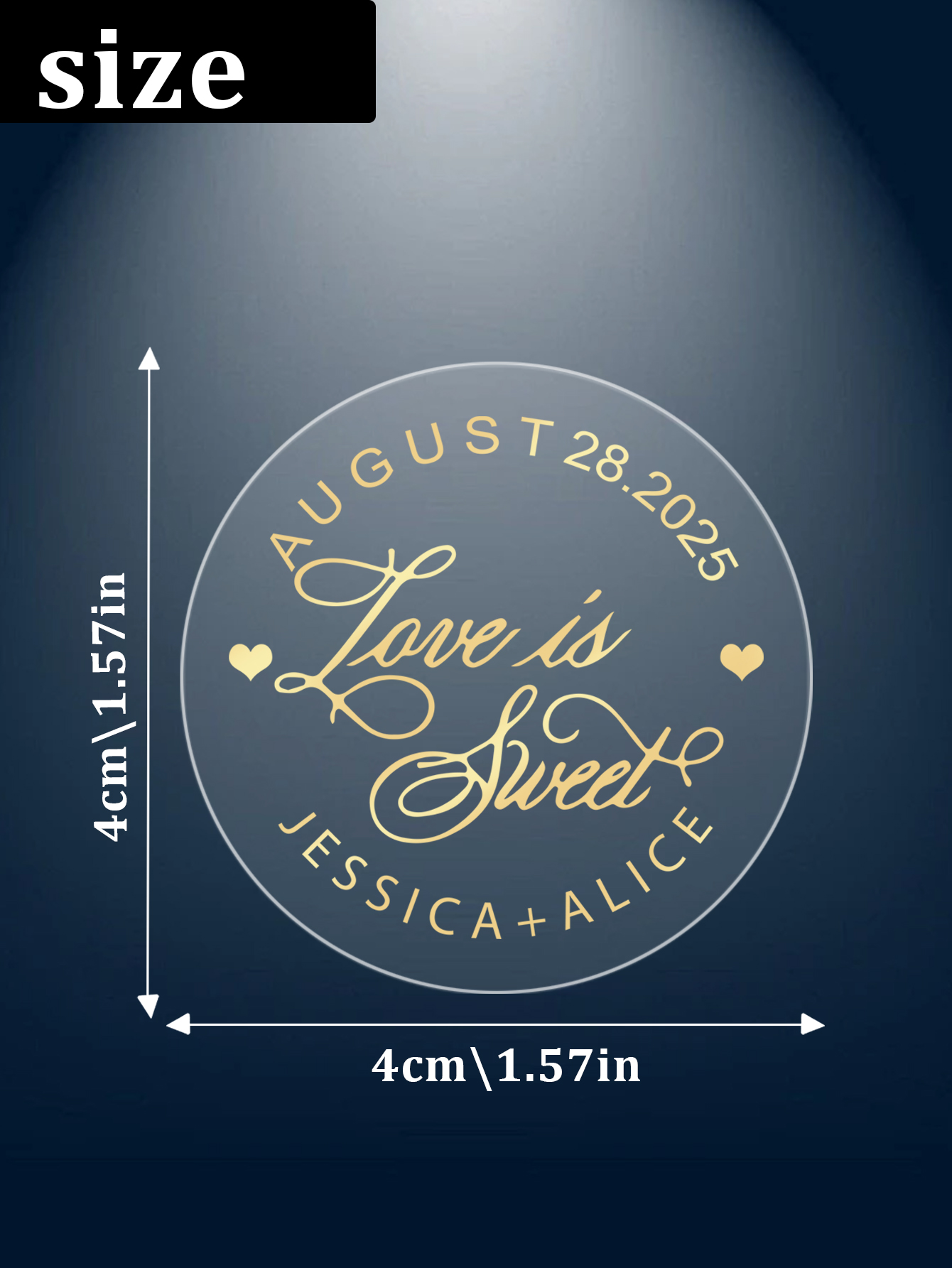 30-240pcs Custom Text Round Tr – обзор и цена Personalised Candle Label