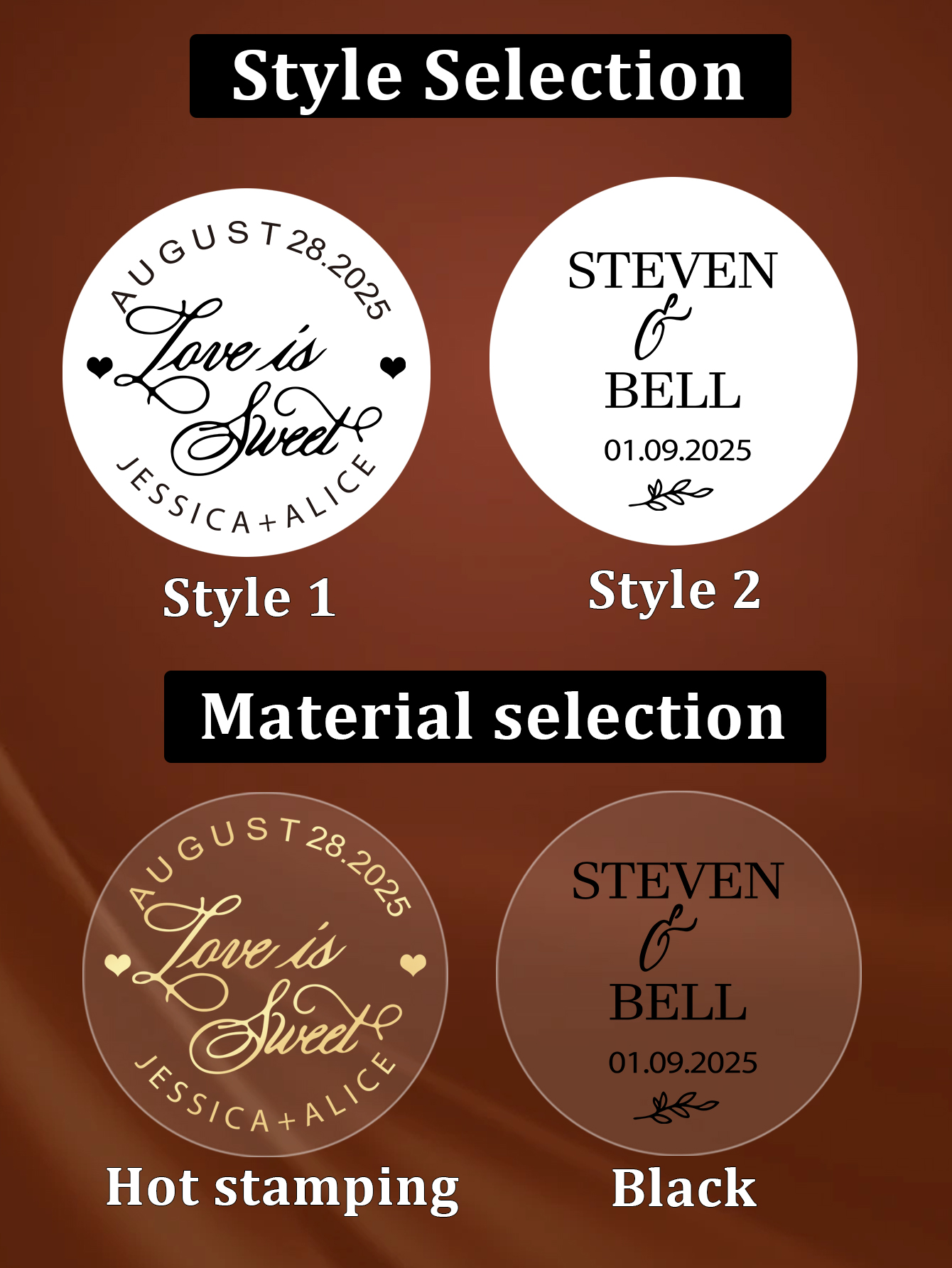 30-240pcs Custom Text Round Tr – обзор и цена Personalised Candle Label