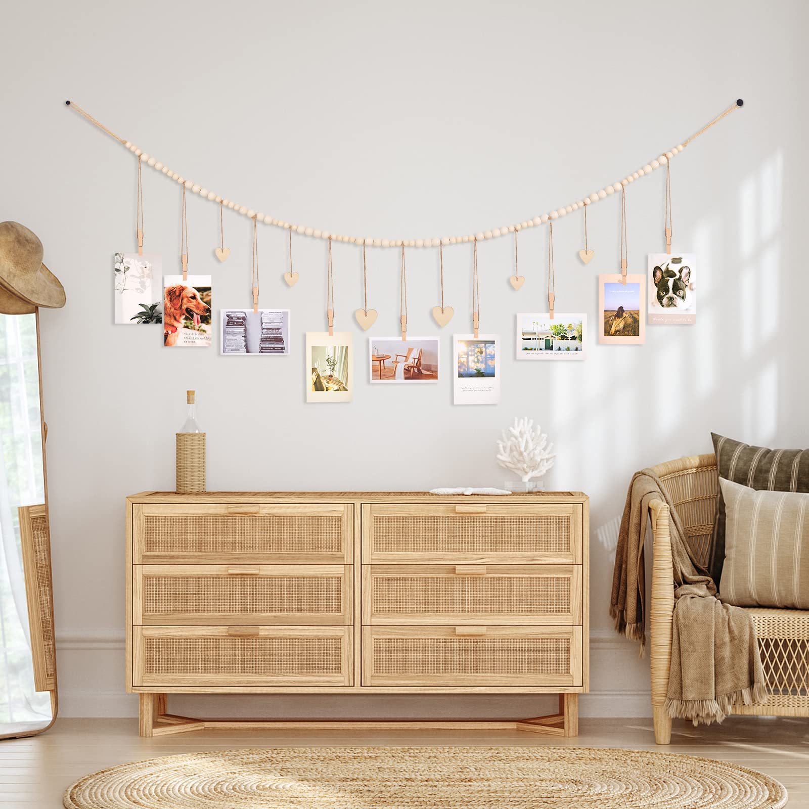 Hanging Photo Display Wall Dec – обзор и цена Engraved Wood Frame