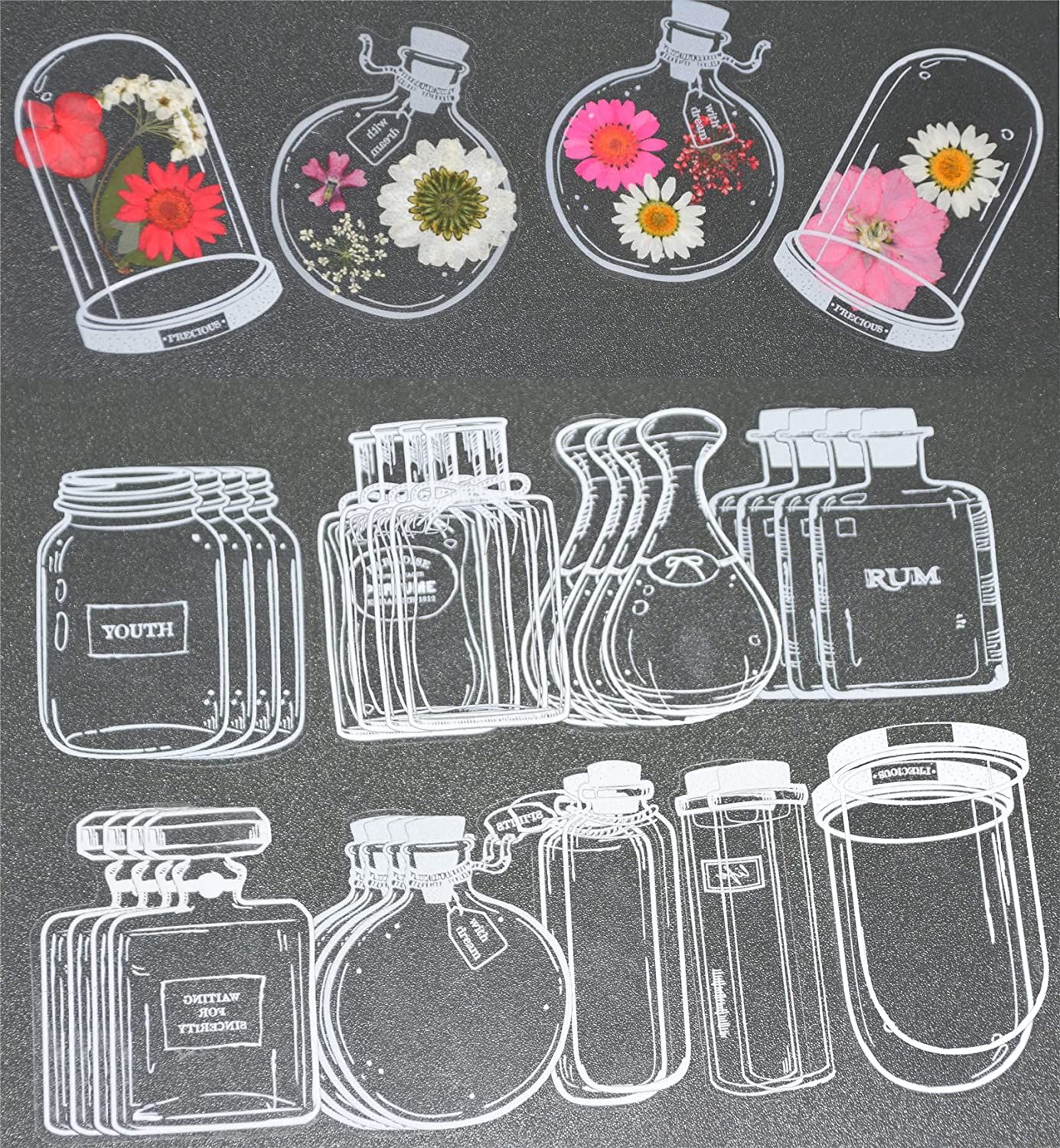 30Pcs Handmade DIY Transparent – обзор и цена Dried Flower Bookmark