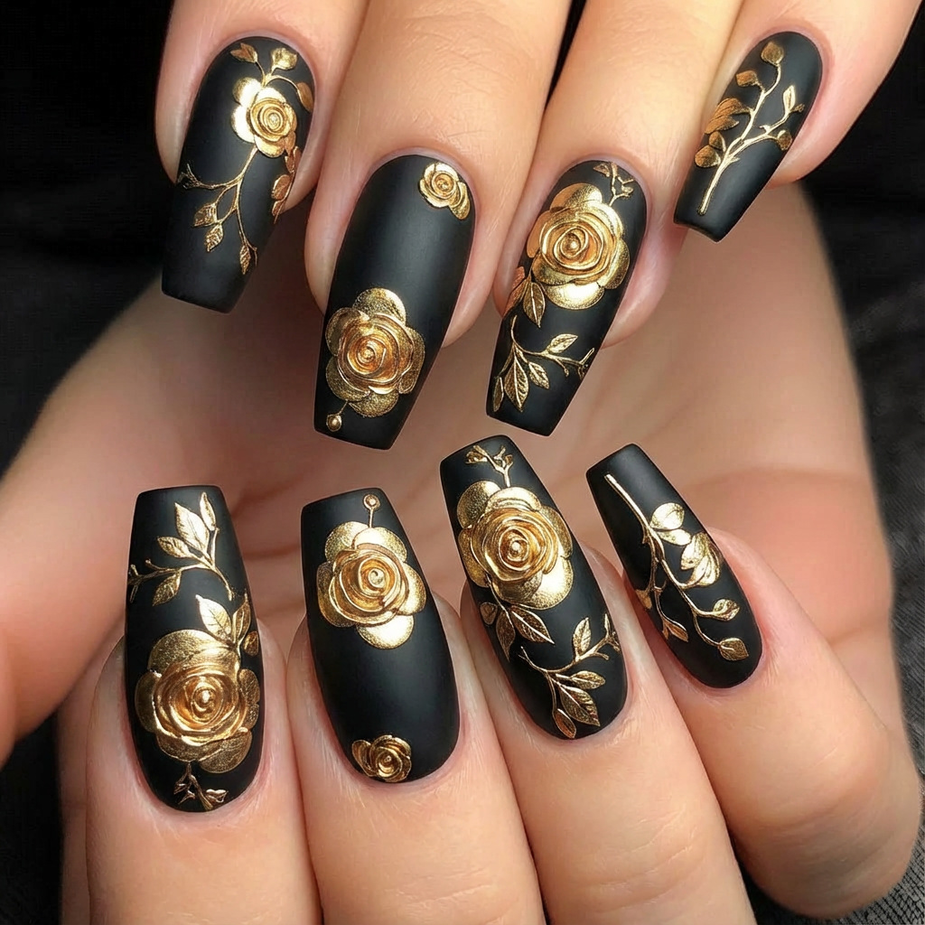 3D fake nails for women girls  – обзор и цена Pressed Flower Art