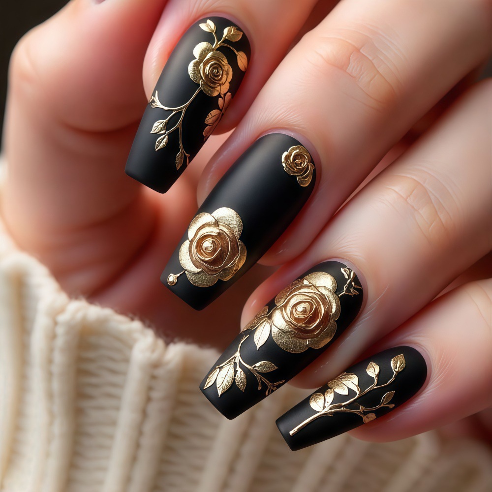 3D fake nails for women girls  – обзор и цена Pressed Flower Art