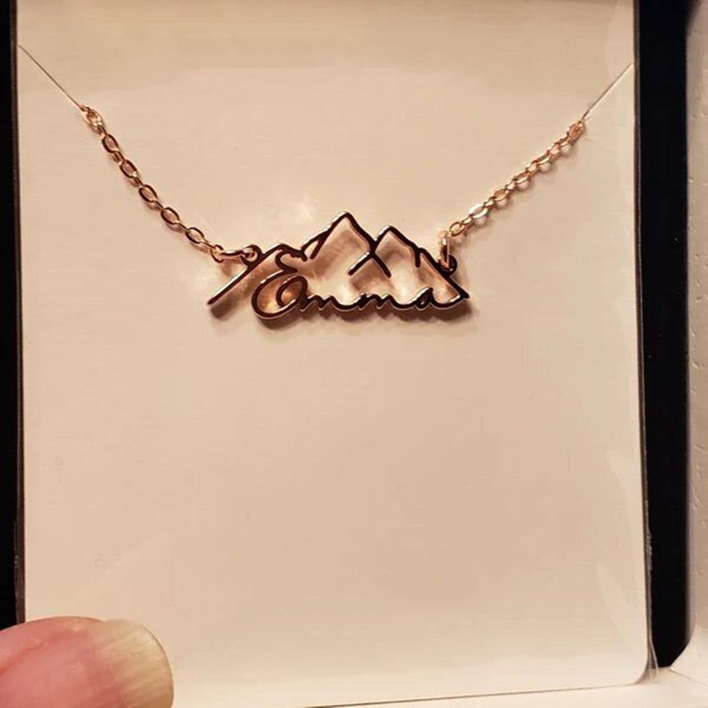 Custom Name Necklace Fashion P – обзор и цена Birth Flower Necklace