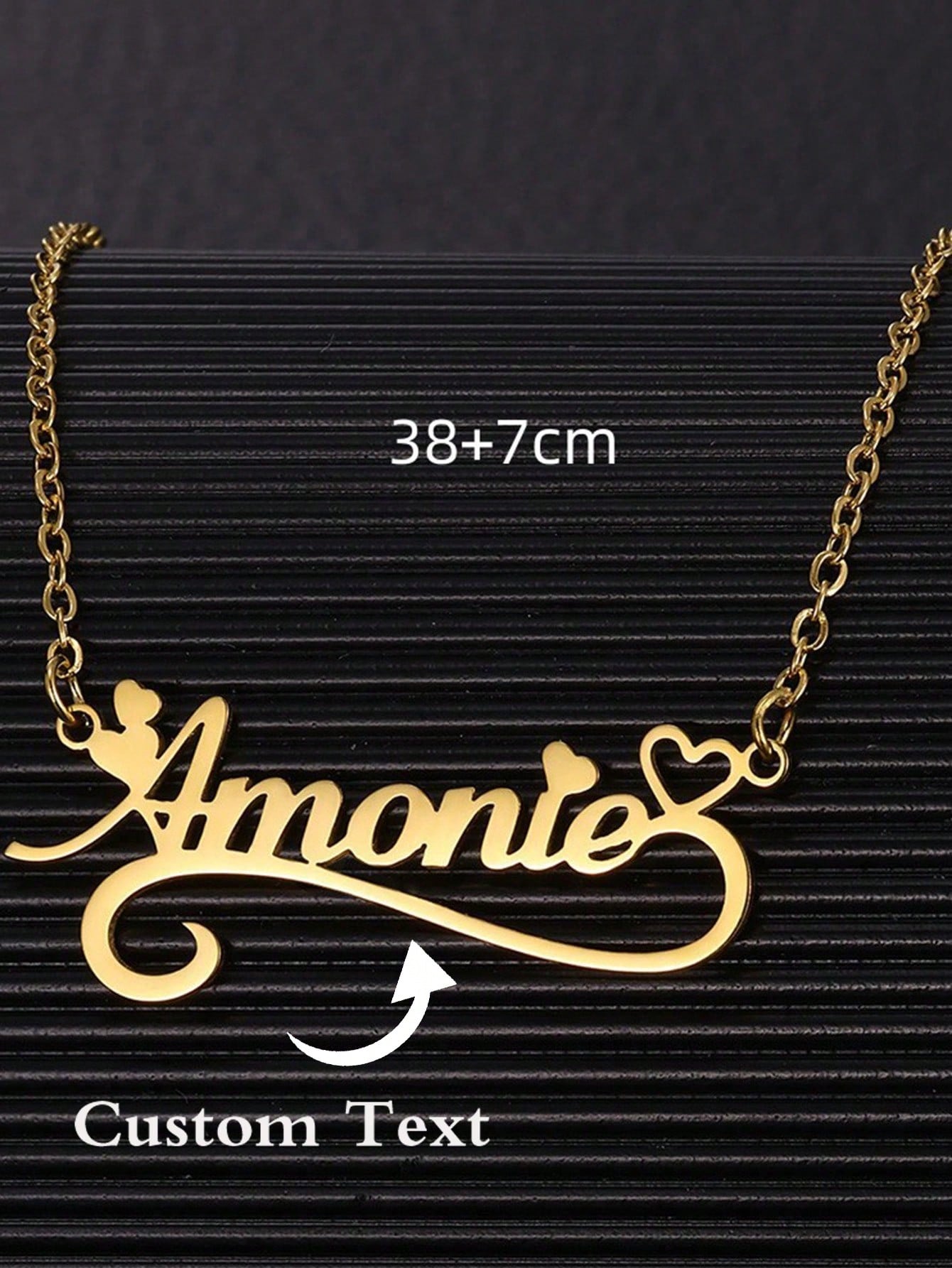Custom Name Hollow Heart Neckl – обзор и цена Name Necklace Custom