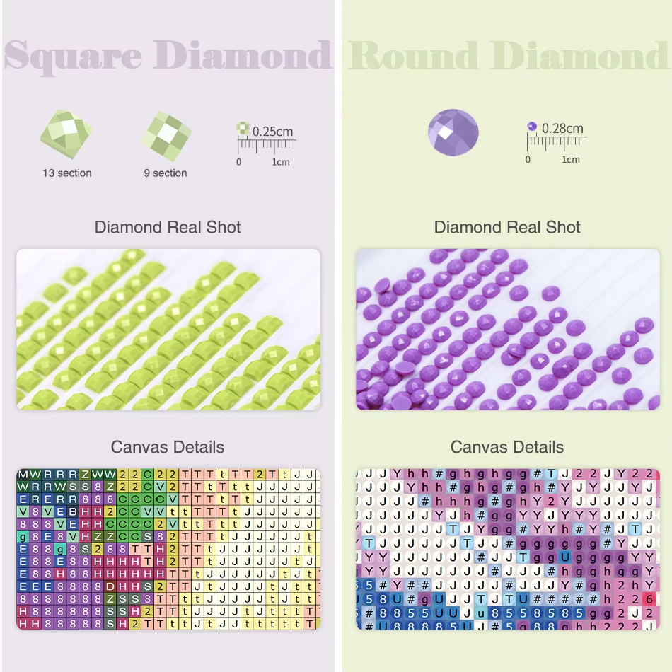 1PC frameless DIY Diamond Pain – обзор и цена Photo Mosaic Print