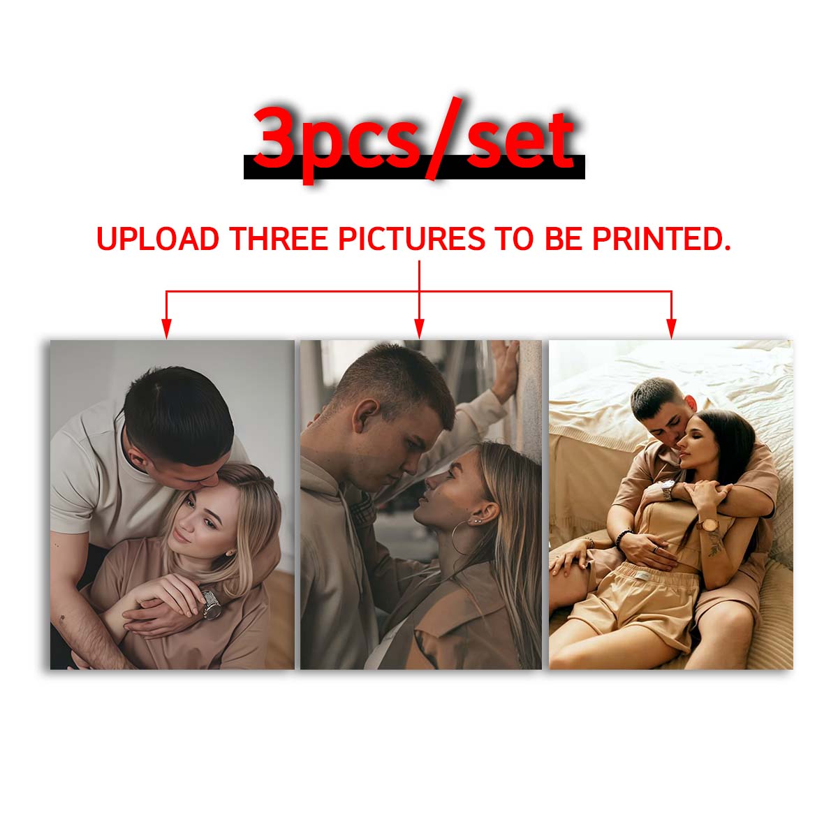 Triptych - 2D custom photo woo – обзор и цена Engraved Wood Frame