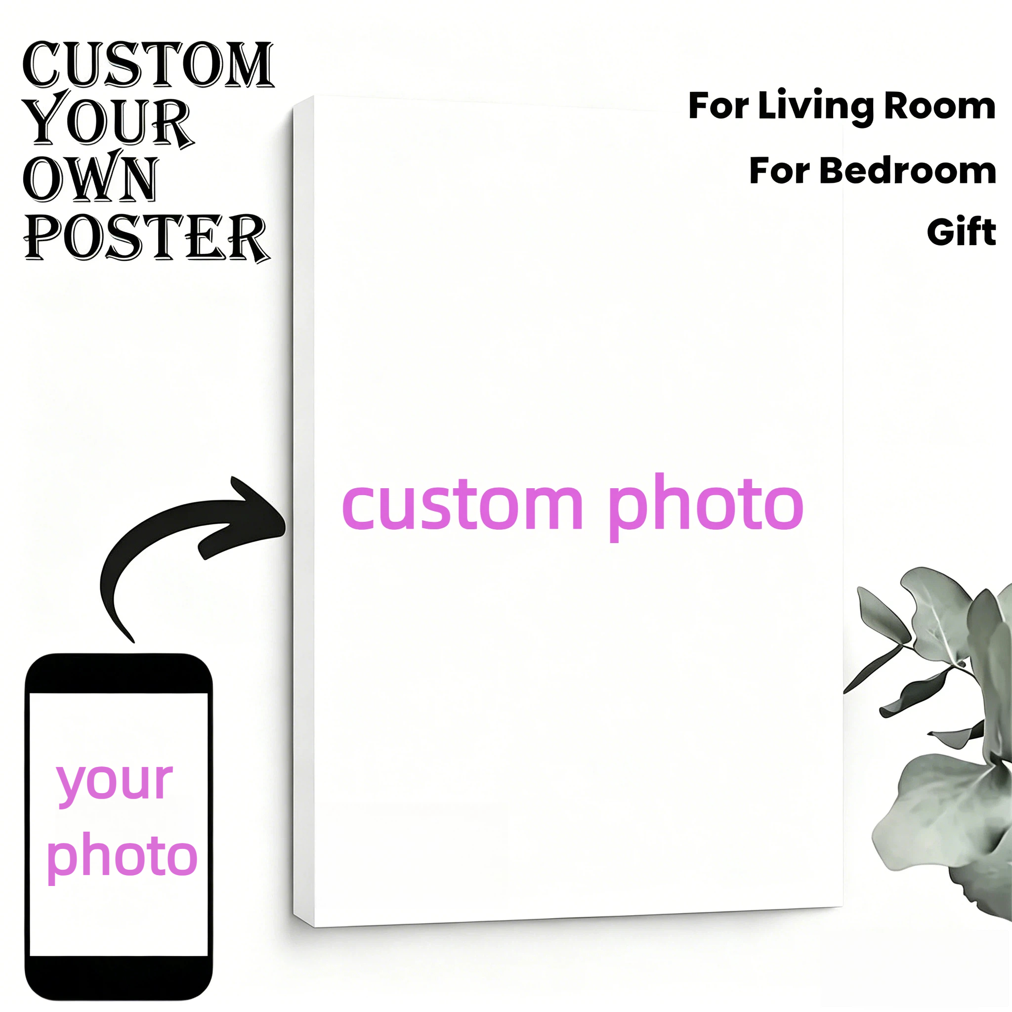 Custom Personal Photo Canvas W – обзор и цена Personalized Name Box