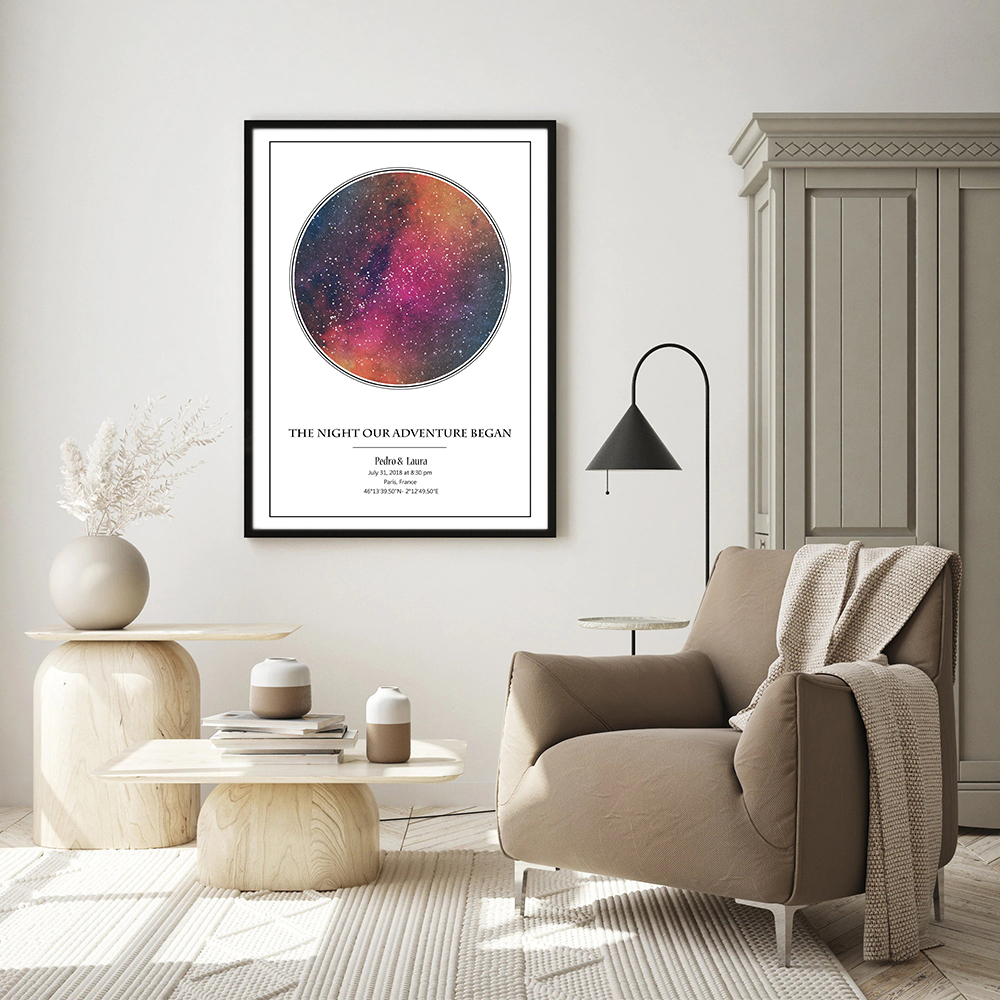 Personalized Star Map Poster B – обзор и цена Custom Star Map