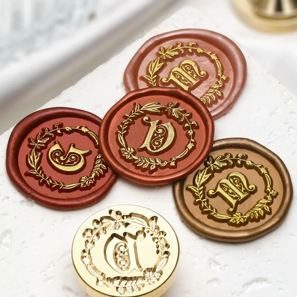 Flower wreath Letter Wax Seal  – обзор и цена Wax Seal Letter Kit