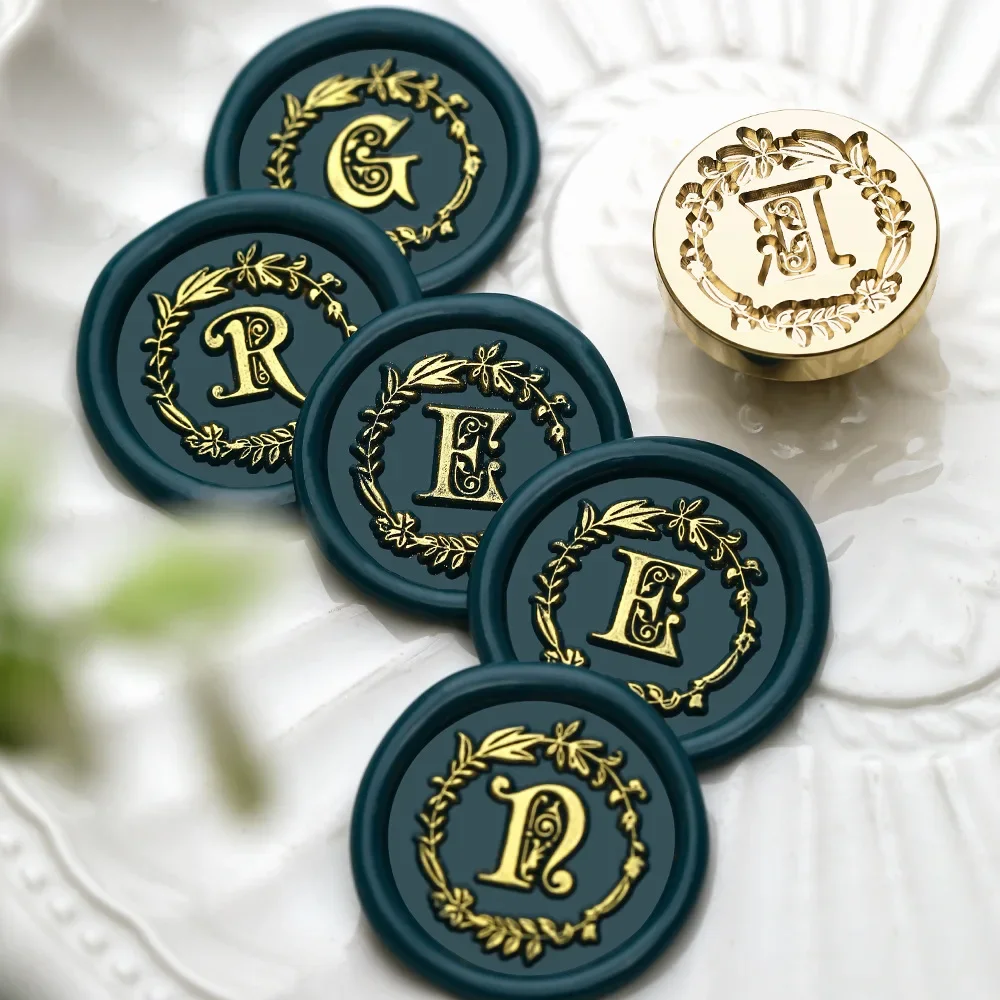 Flower wreath Letter Wax Seal  – обзор и цена Wax Seal Letter Kit
