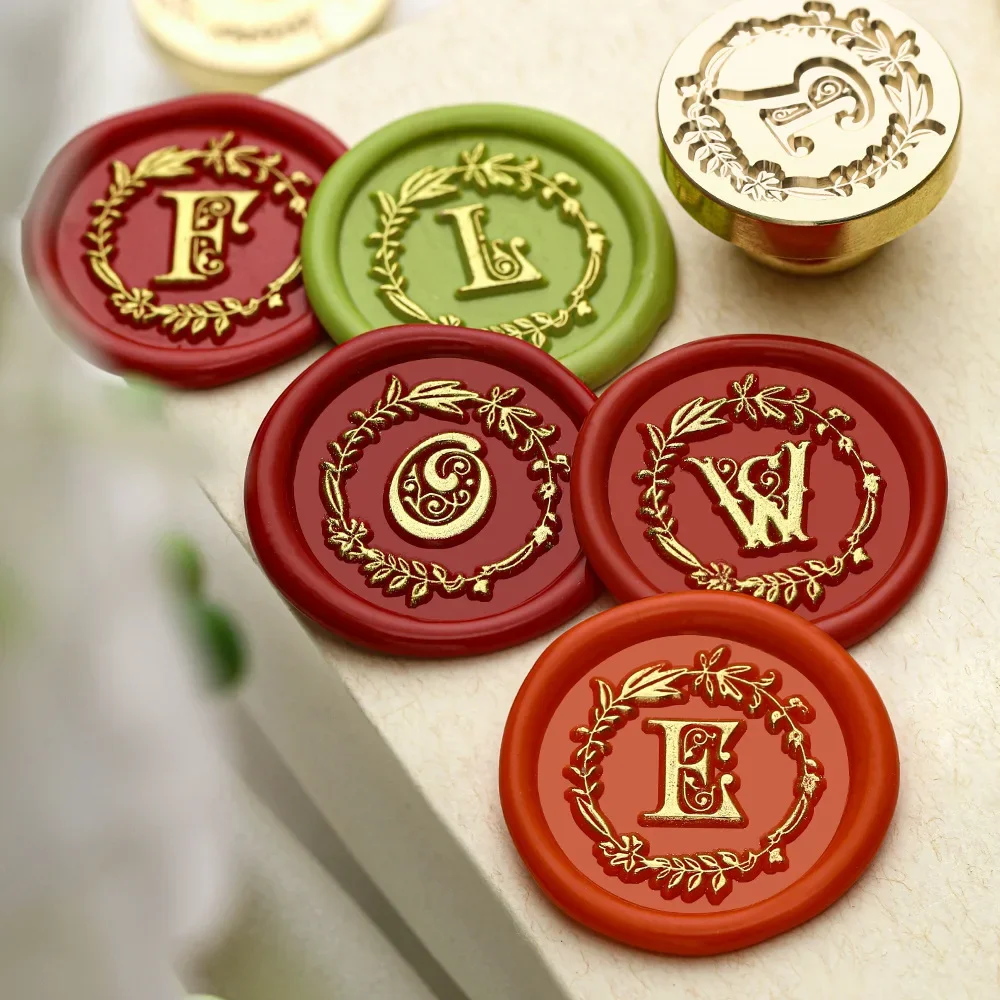 Flower wreath Letter Wax Seal  – обзор и цена Wax Seal Letter Kit