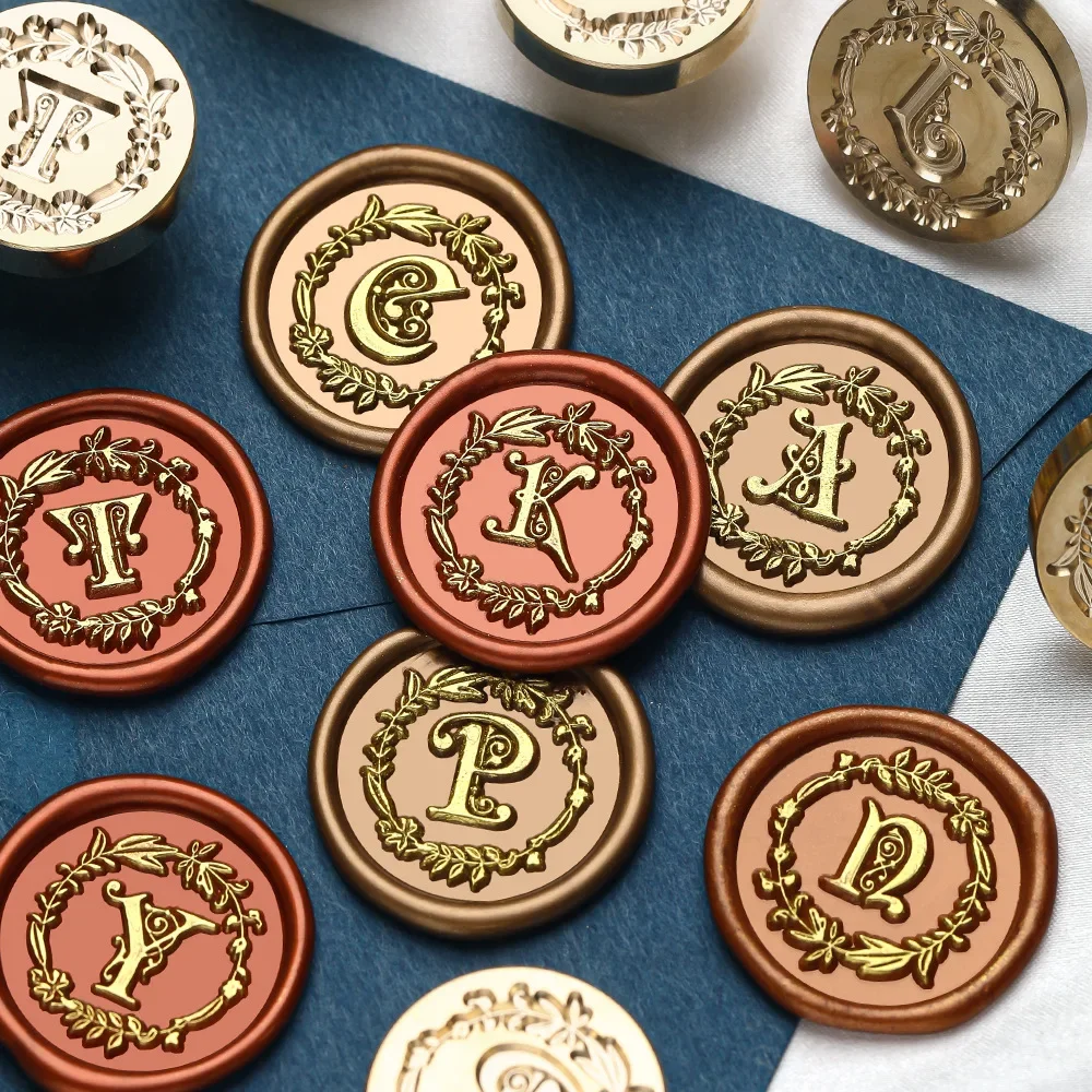 Flower wreath Letter Wax Seal  – обзор и цена Wax Seal Letter Kit