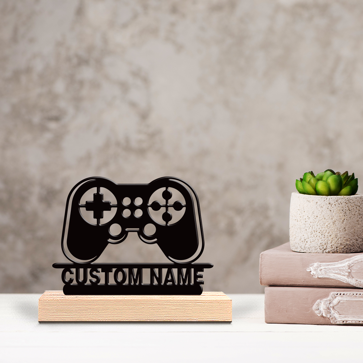 1pc Personalized Custom Game c – обзор и цена Engraved Wood Frame