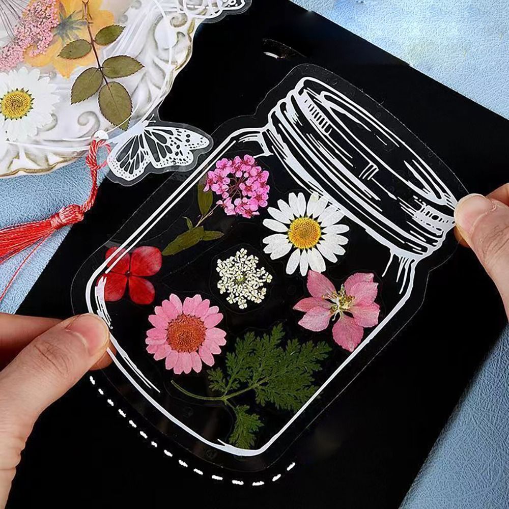 Glassware Shape Bookmarks Stic – обзор и цена Dried Flower Bookmark