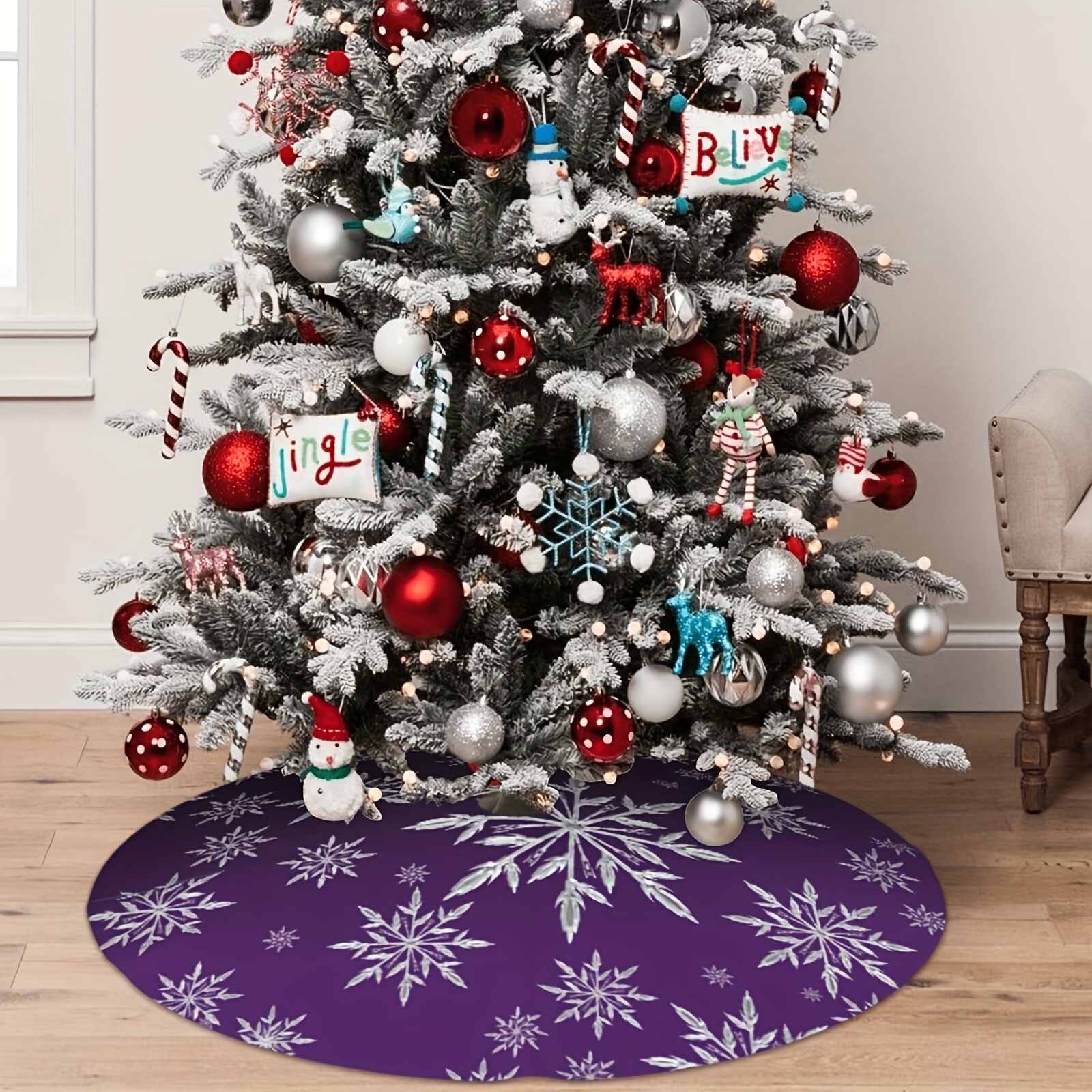 VIKAMA Deep Purple Snowflake P – обзор и цена Family Tree Print