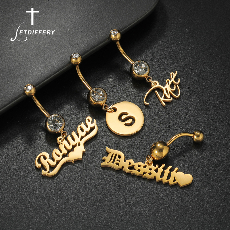 Letdiffery Custom Name Belly B – обзор и цена Initial Ring Custom
