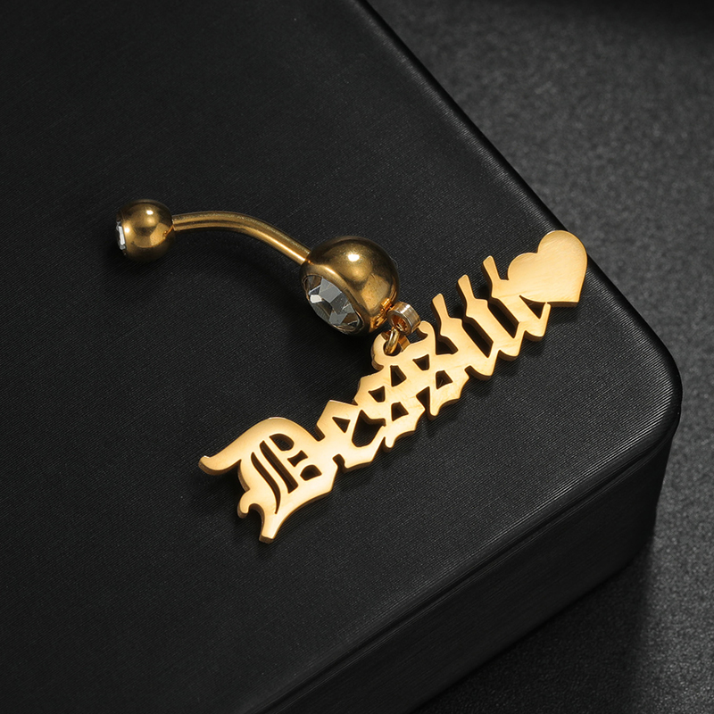 Letdiffery Custom Name Belly B – обзор и цена Initial Ring Custom