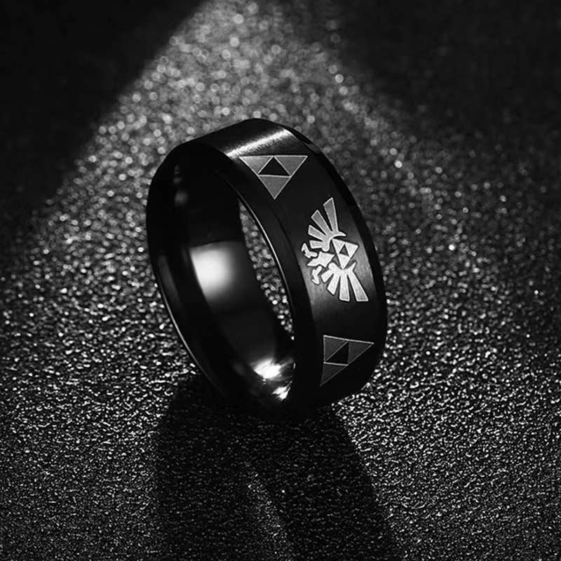 Fashion Anime Triforce Triangl – обзор и цена Initial Ring Custom