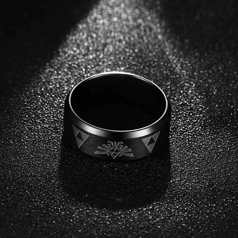 Fashion Anime Triforce Triangl – обзор и цена Initial Ring Custom