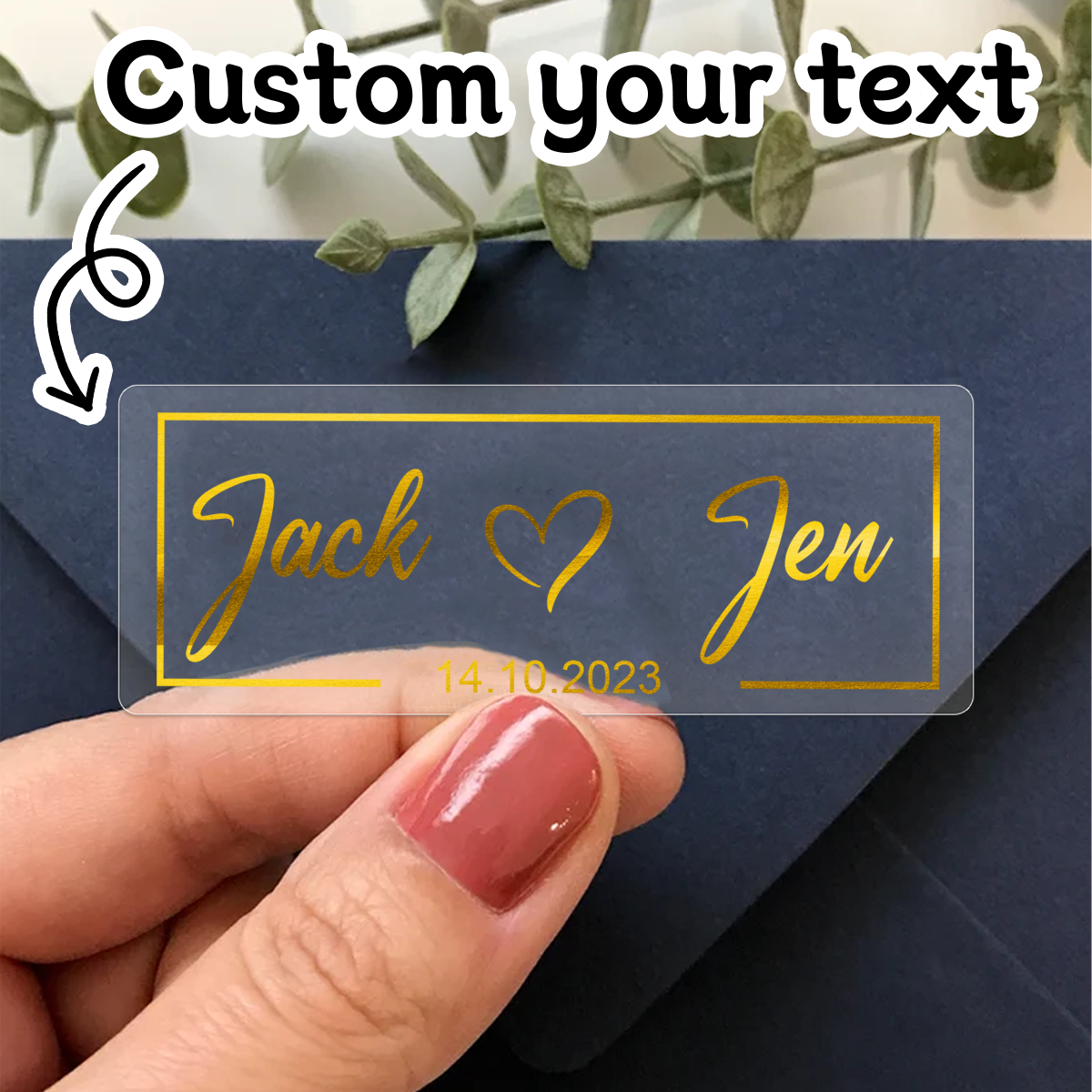 30-240pcs Custom Gold Stamping – обзор и цена Personalised Candle Label