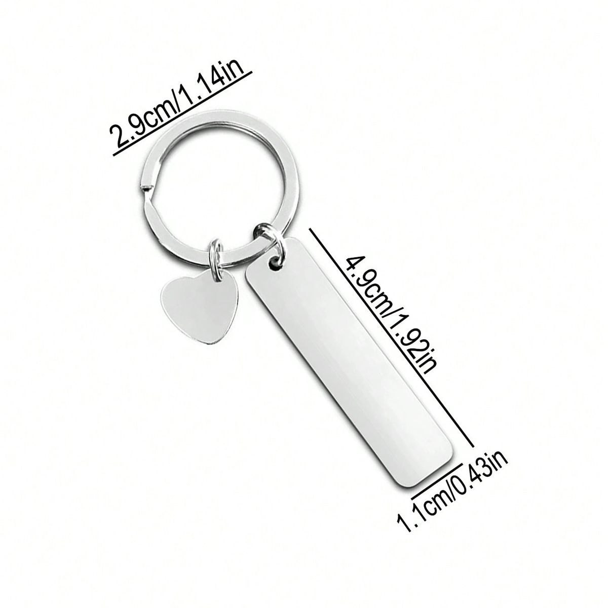 Custom Text Keychain Personali – обзор и цена Initial Ring Custom