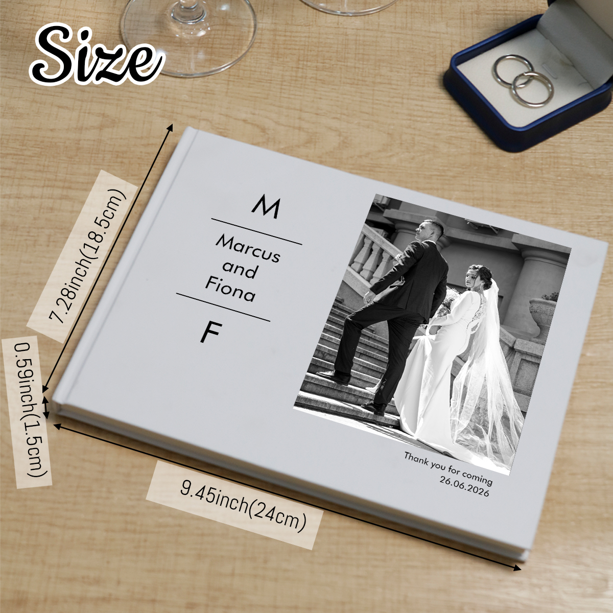 Customized wedding signature b – обзор и цена Custom Photo Book