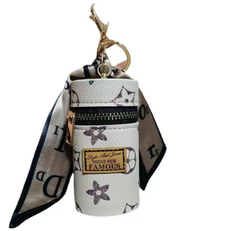 White Monogram Floral Print Cy – обзор и цена Monogram Keychain Leather